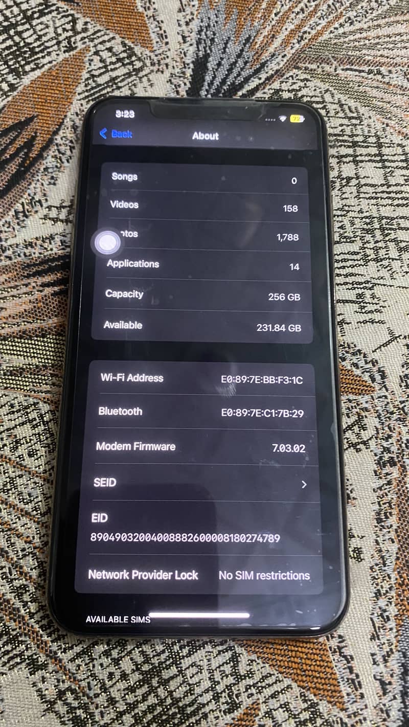 Iphone xs max 7