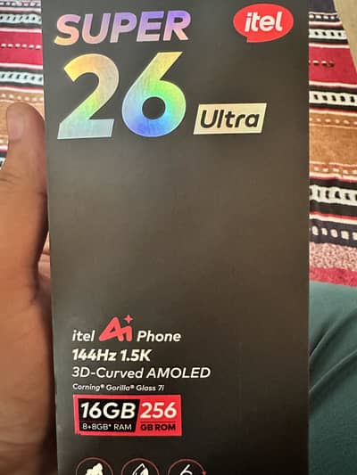 Itel s26 ultra high only 3 months used fix price
