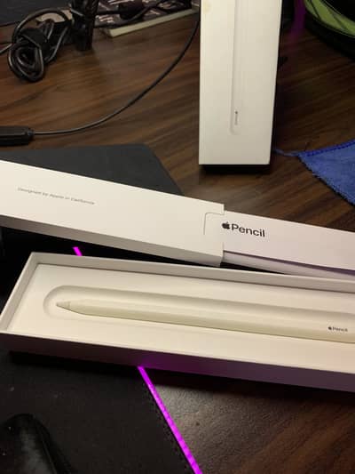 Apple Pencil Gen 2 with box and papers