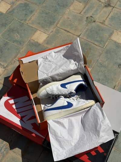 Nike Court Royale White/Game Royal (USED)