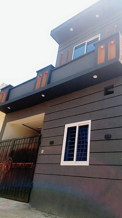 Bashir town Darbar Mehal road 2.5 mrla Sami double story luxury house urgent Sale 55 dmd