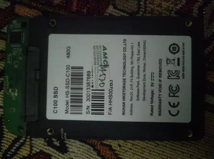 Portable SSD 480 GB Solid State 1