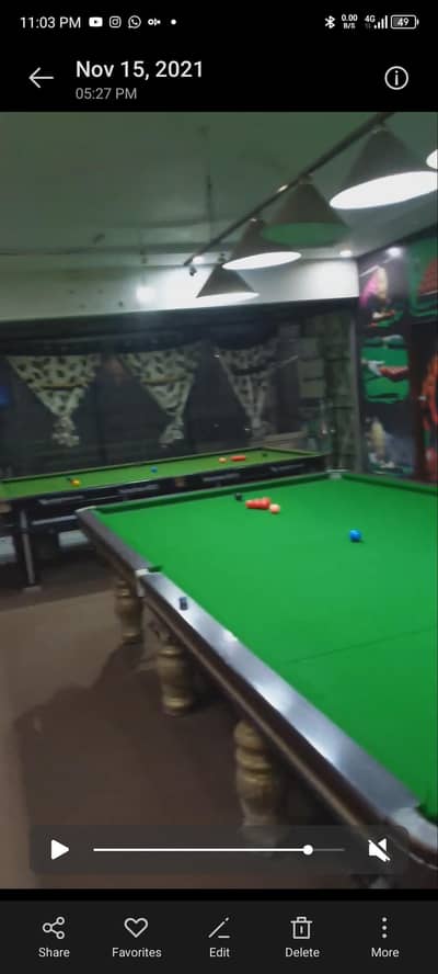 snoker table opportunity