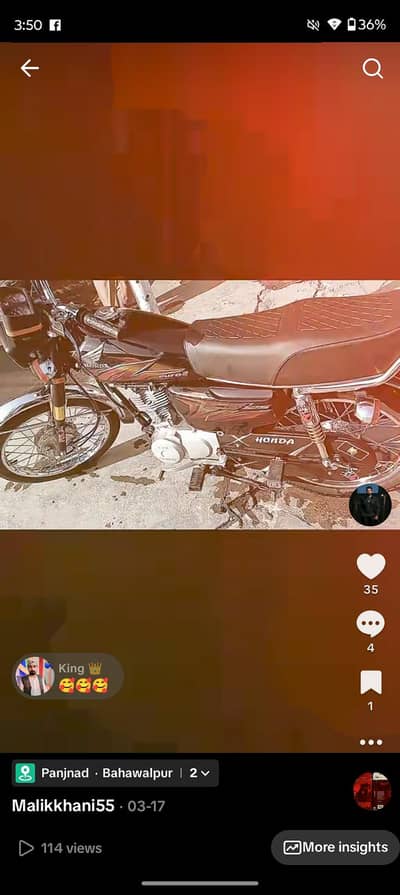 Honda 125 all okay 10by10 condtion he