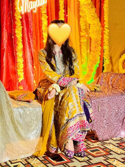 Mustard colour dress
