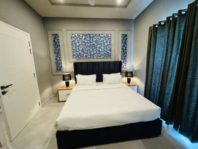 1125 sq. ft 5 Marla Brand New Luxury Fully Furnished Family Apartment available For Rent In ex Air Avenue Luxury apartment DHA phase 8 Lahore.