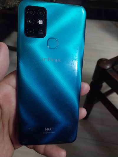 infinix hot 10 6GB 128GB good condition no open no repair
