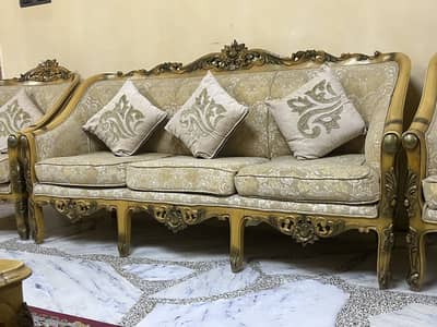 5-Seater Sofa Set – 1 three-Seater + 2 Single Seaters