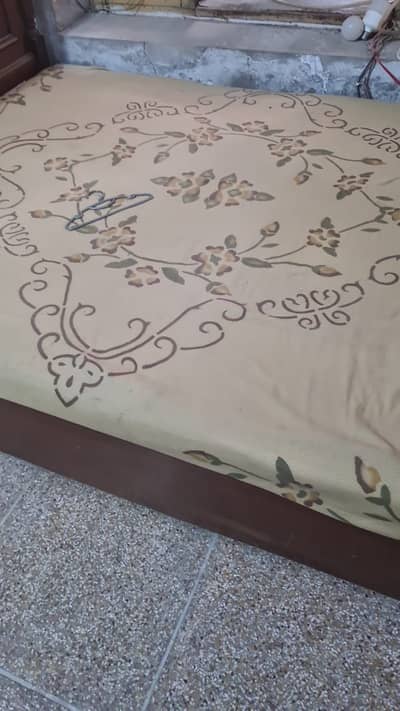 Front back wooden only bed available
