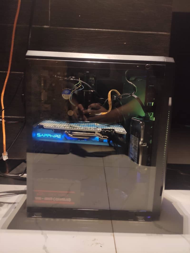 Gaming pc with gaming mouse keyboard 9