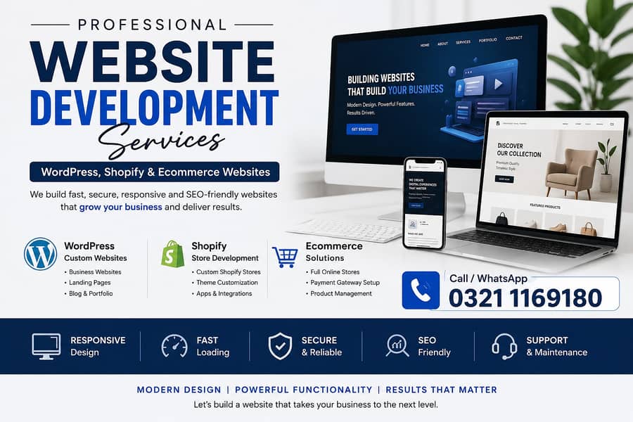 Web Design | Web Development | SEO | Web hosting | eCommerce Website 0