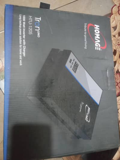 homage Tron UNO HTU-1205 1000W inverter with charger