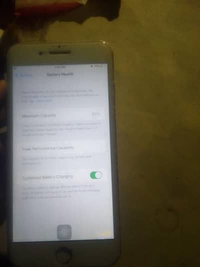 iphone plus pta approved in a very good condition white color