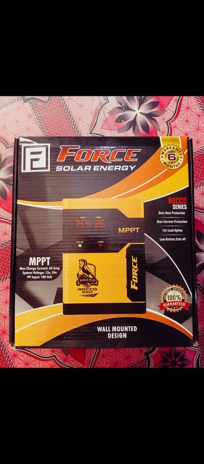 Force MPPT Solar Charge Controller - 60A 12v/24v