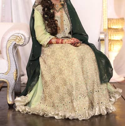 waleema dress/nikkah dress/ bridal dress