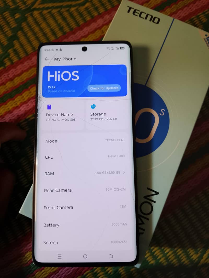 camon 30s complete box 3