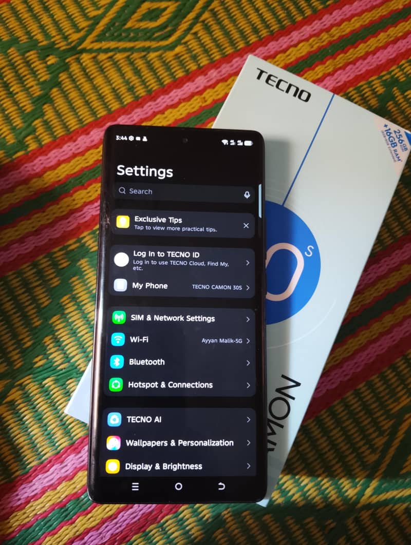 camon 30s complete box 5