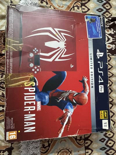 PS4 pro Spider-Man limited edition