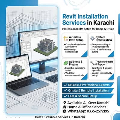 Revit Installation Services in Karachi