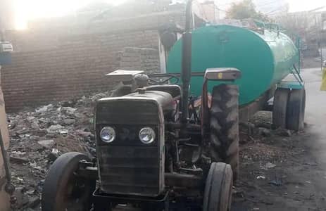 Tractor and tanker Exchange with car