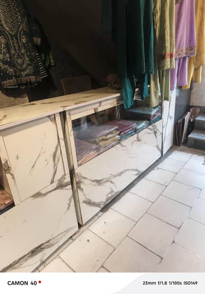 Elegant Wooden 2 Counter Ready for Sale – Good Condition