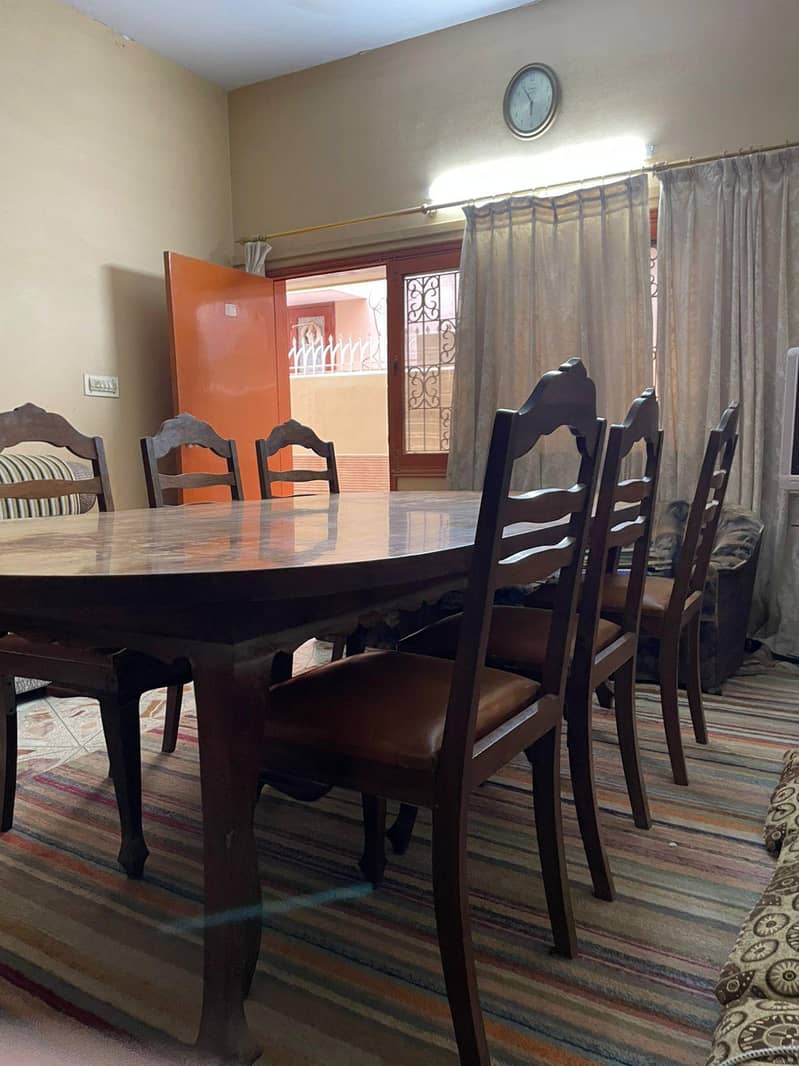 solid wood framed Dining table 1