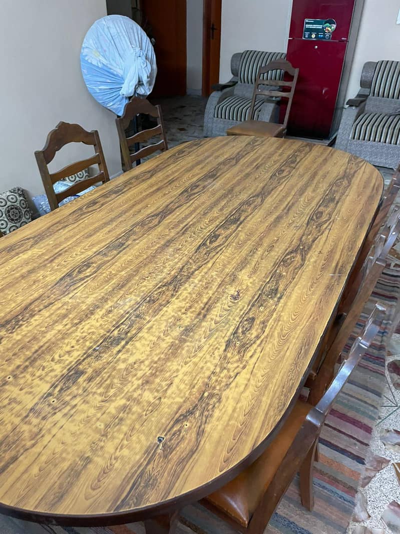 solid wood framed Dining table 2