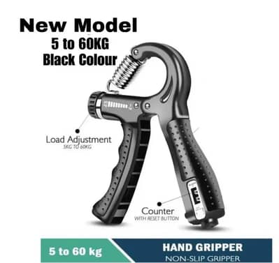 Adjustable Hand Grip Strengthener , 5-60KG Resistance, Compact Portab