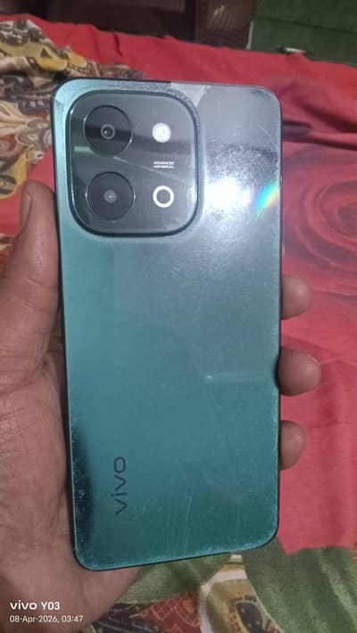 vivo y28 8+8 128 set charger daba bilkul new condition plz contact bay
