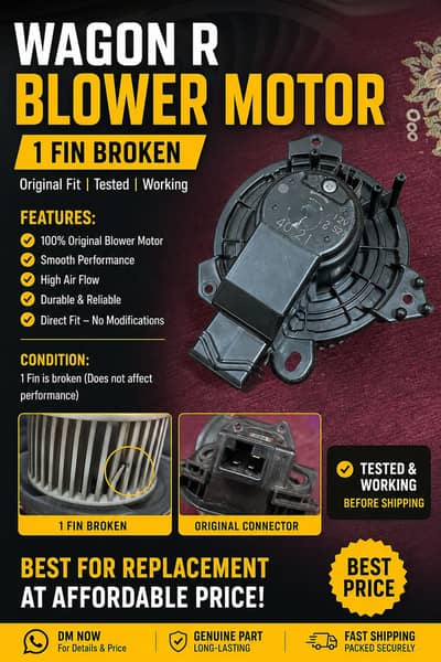 Suzuki Wagon R/Alto Blower Motor 4021