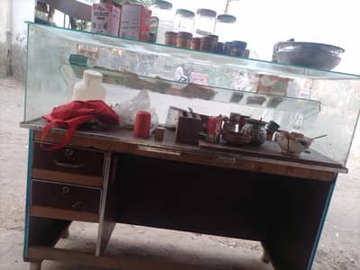 glass counter for sale