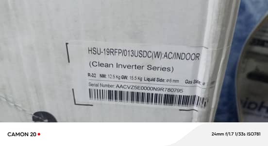 Haier 1.5 Ton Inverter 03228404570