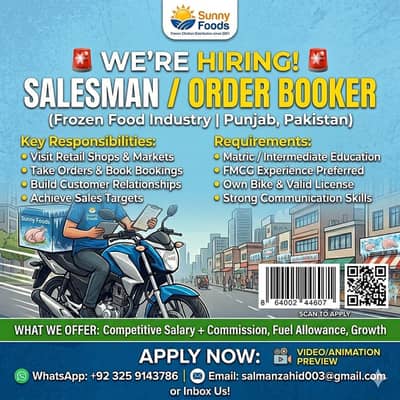 Salesman / Order Booker