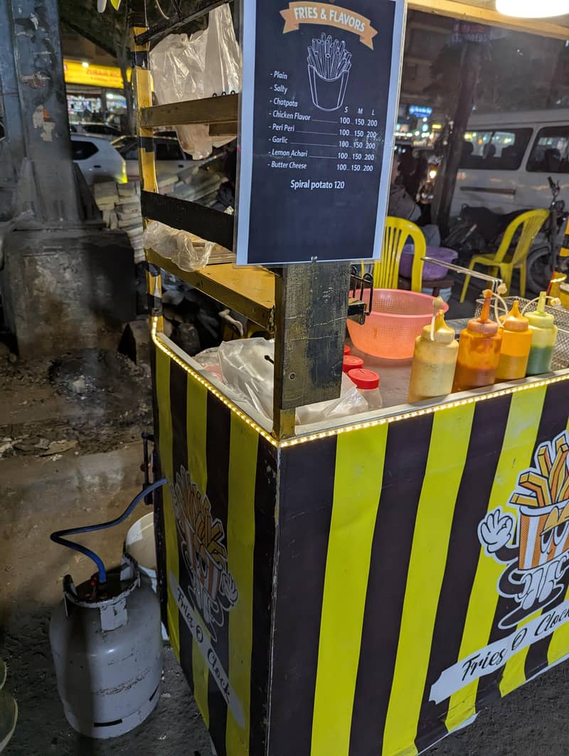 fries and burger setup 2