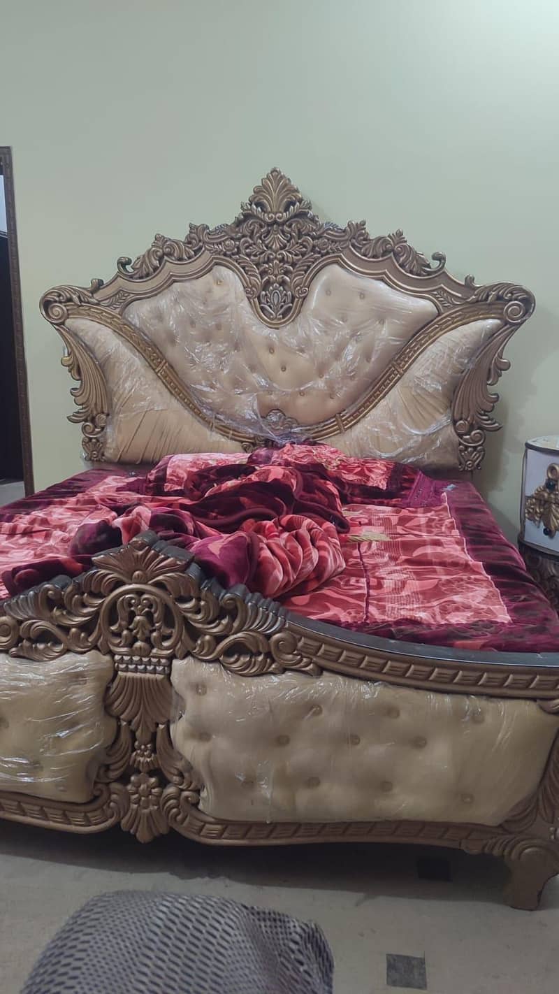 bed with side table 1