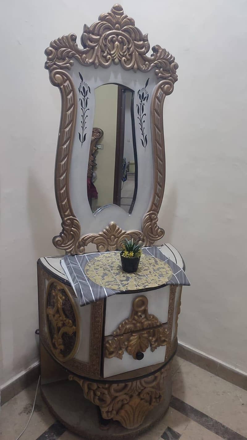 bed with side table 2