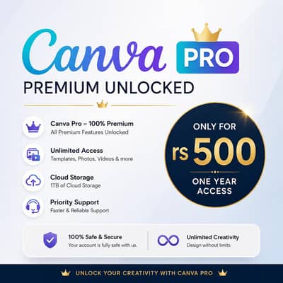 Canva pro for one year