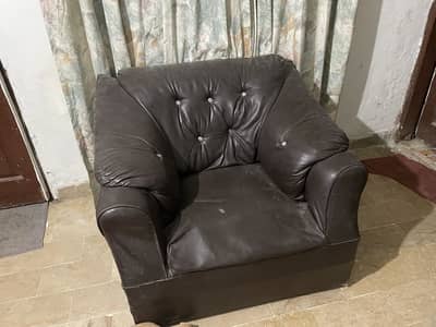 5 Seater Sofa leather