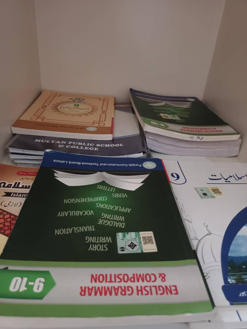 9 class computer/ books 1