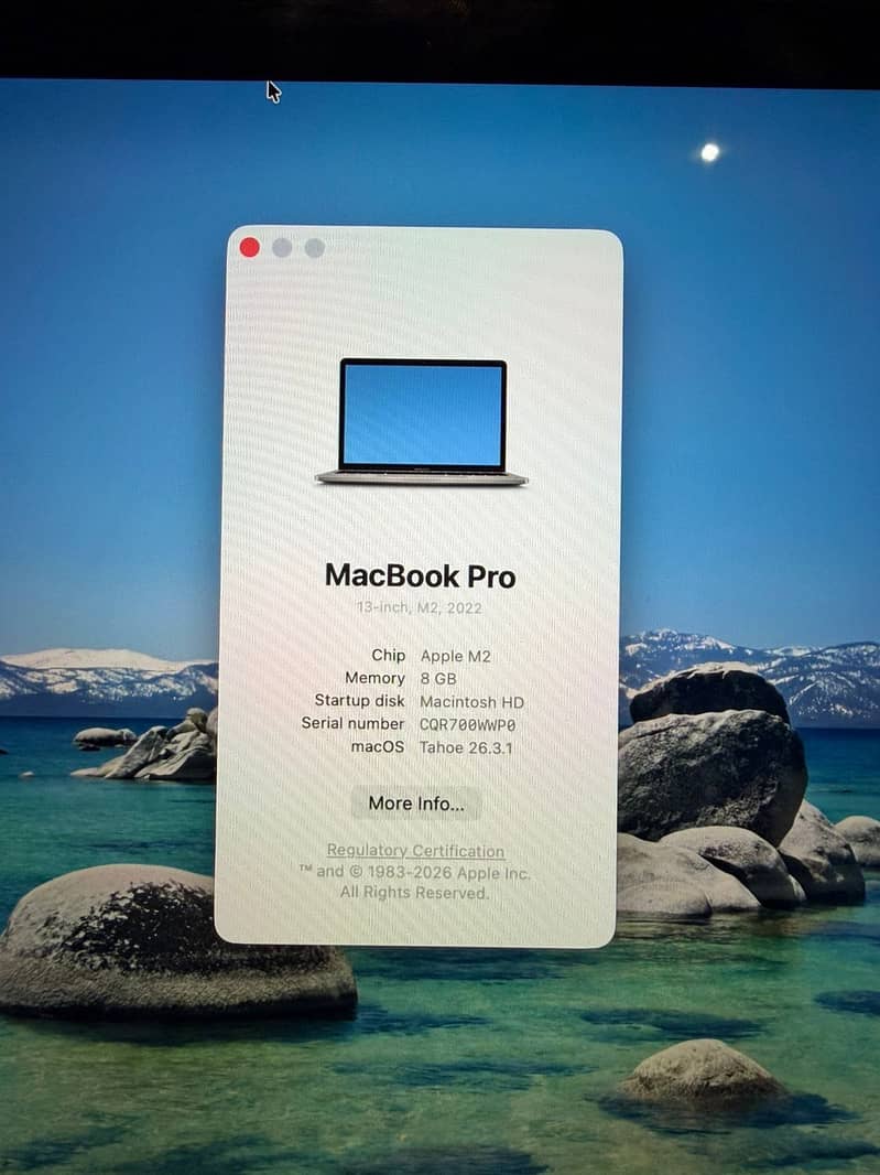 MacBook Pro m2 chipset 1