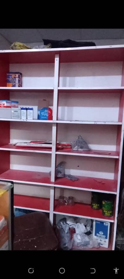 Multi-Shelf Wooden Storage Rack – Perfect for Shops or Home