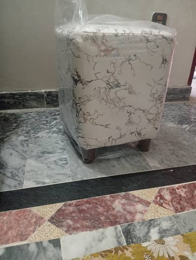 stool attoman wooden