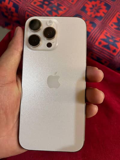 Iphone 16 pro Max Desert Titanium  256 Gb Factory unlocked physical+ E