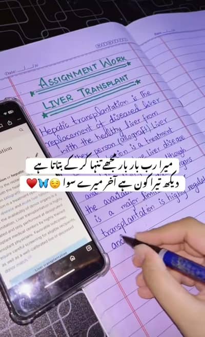 Handwriting Assignment Work, Typing And Data Entry job Available
