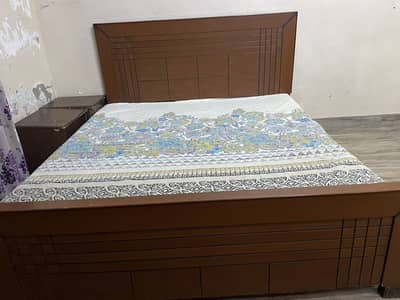 Wooden bed