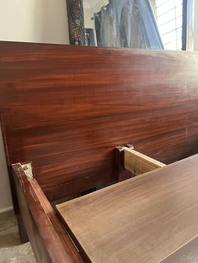 Wooden Bed Queen Sized