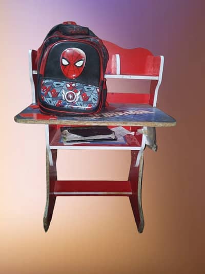 Kids Study Table Spider Man