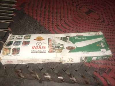 indus inverter fan 56"30 watt copper ups friendly new packed FSD