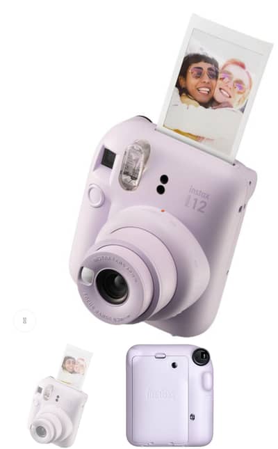 fuji film instax mini 12 with 10 pecies of polaroid brand new