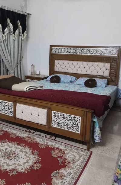 New bed with side tables